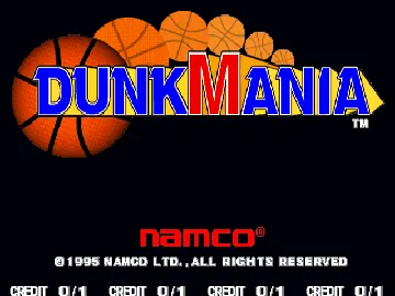 Dunk Mania (DM1/VER.C) screen shot title